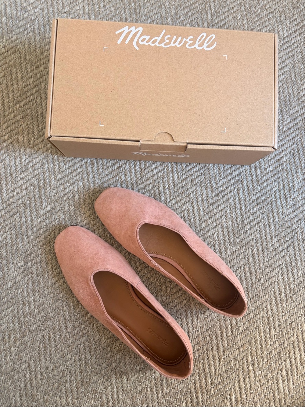Madewell Suede Mylie Ballet Flat in Suede Size 7.5